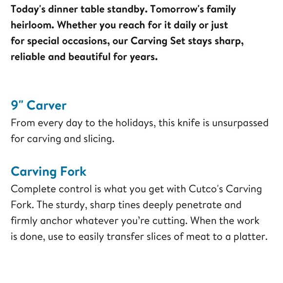 Cutco Carving Set - Picture 8 of 9